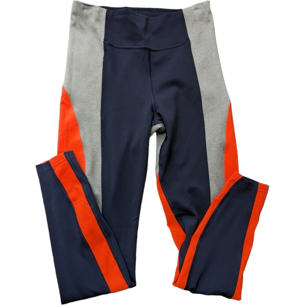 Athleta Navy and Orange Leggings